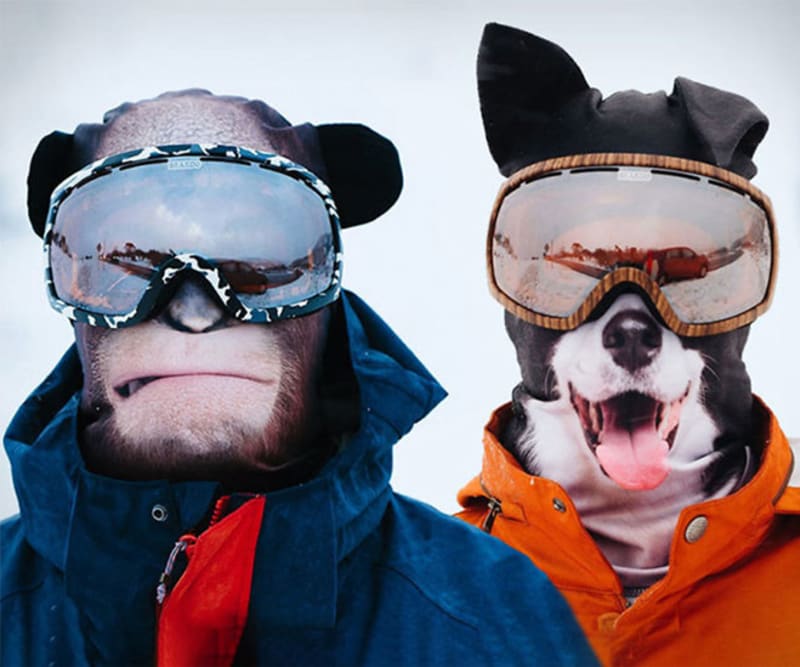 Zvířecí masky na lyžování 6