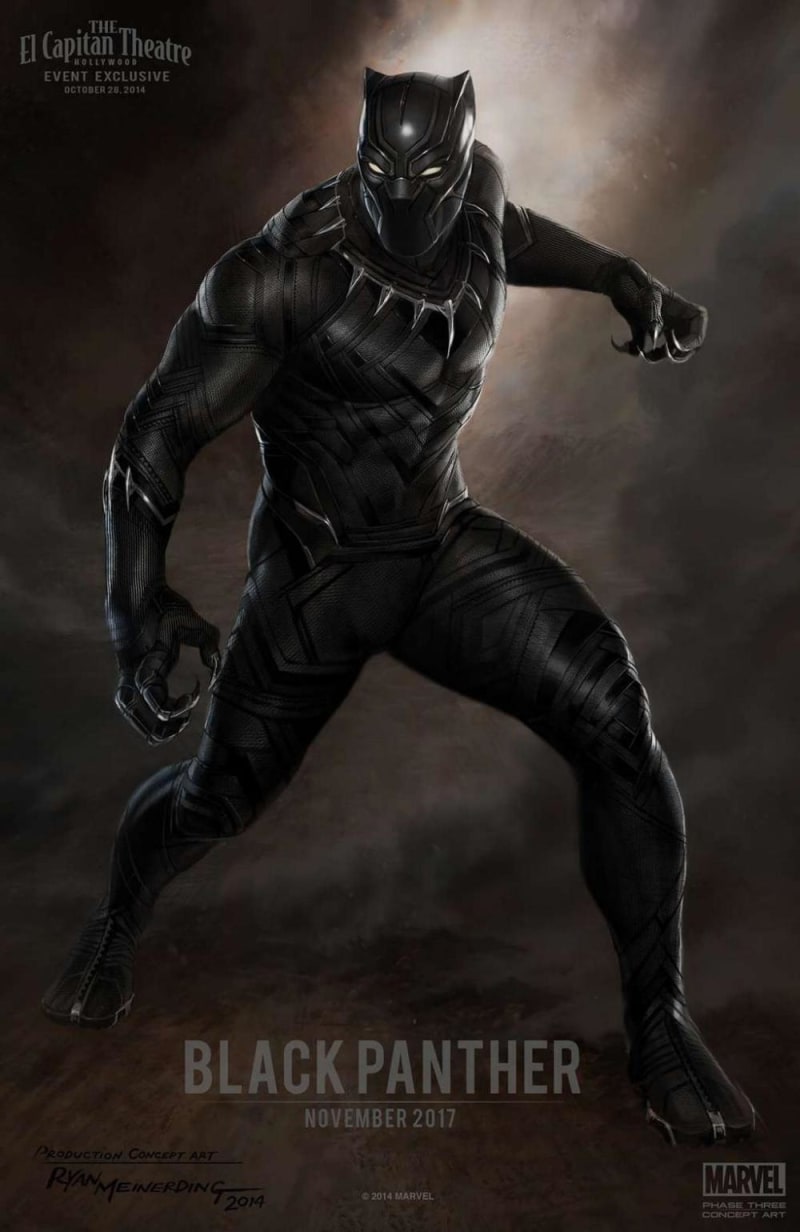Black Panther v Captain America: Občanská válka 7