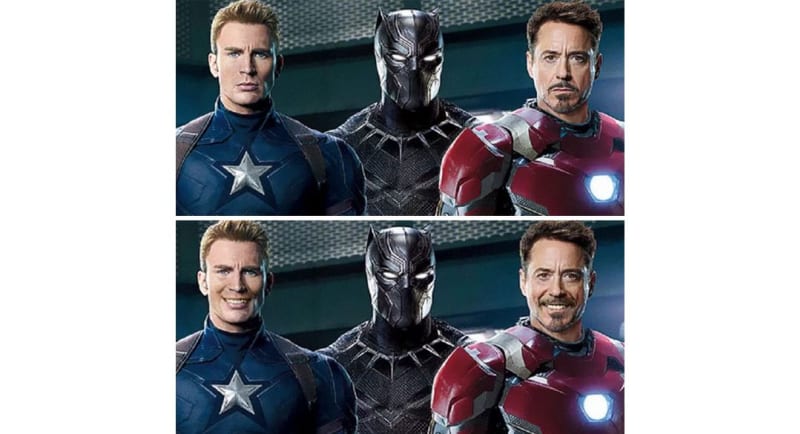Avengers s photoshopovým úsměvem 16