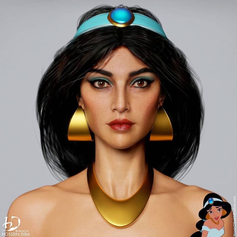 Princezna Jasmína z animáku Aladin