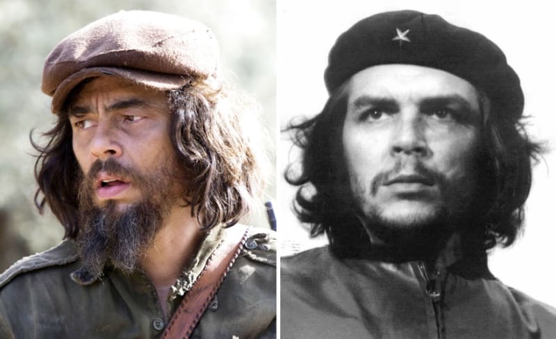 Benicio Del Toro jako Ernesto Che Guevara ve filmu Che Guevara (2008)