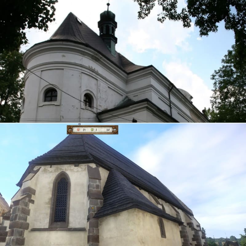 Kostel Sv. Matouše (Rataje nad Sázavou) - postaven roku 1360, později stržen a nahrazen raně barokní stavbou, z té původní zbyly třeba hrobky majitelů panství a deska s erbem pánů z Lipé na zdi hřbitova