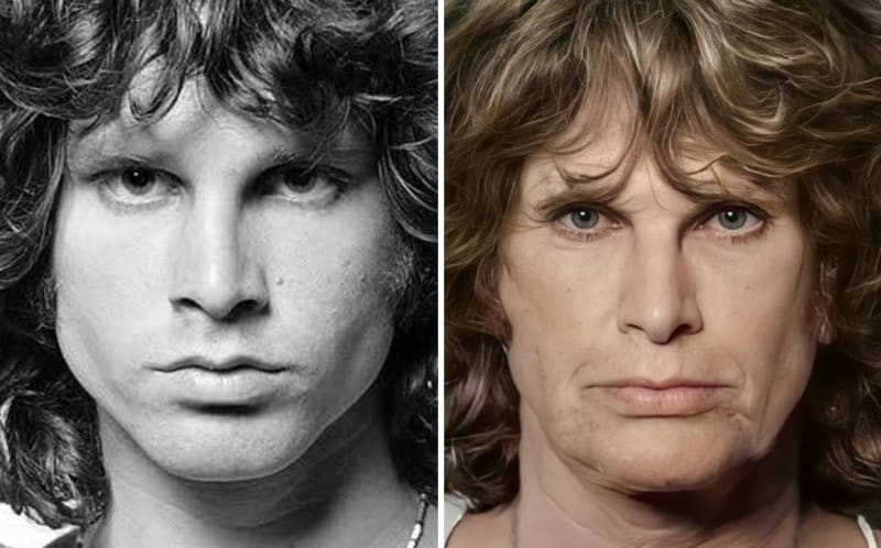 Jim Morrison - zemřel 1971, letos by mu bylo 78 let