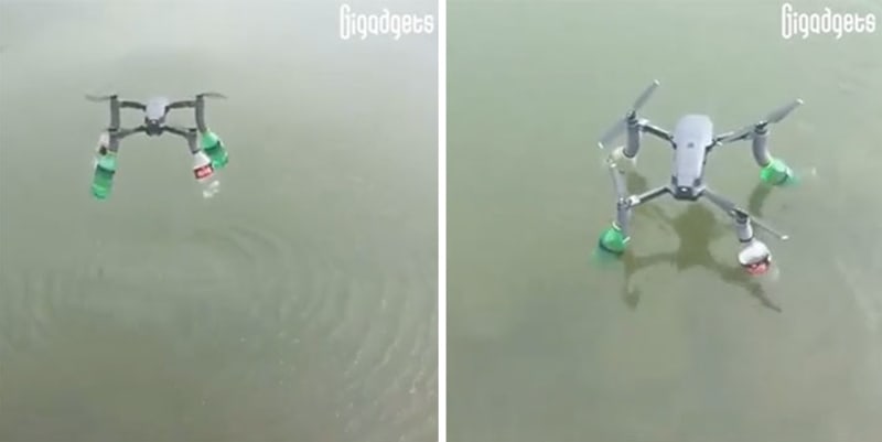 Jak vyrobit z dronu hydroplán