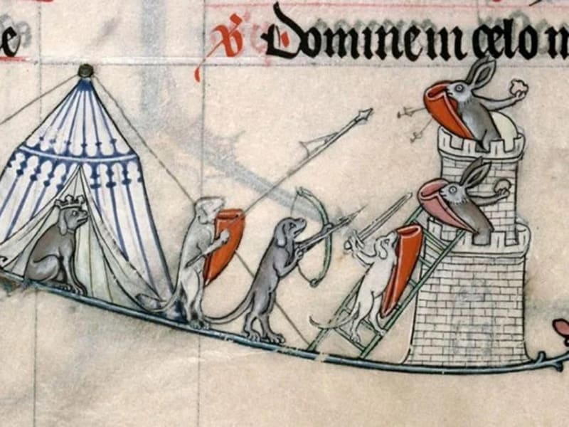 Vraždící králíci ze středověkých ilustrací 15