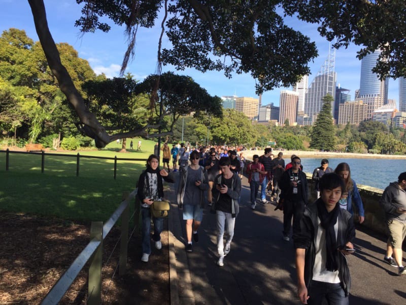 Pokémon Go Walk v Sydney 5