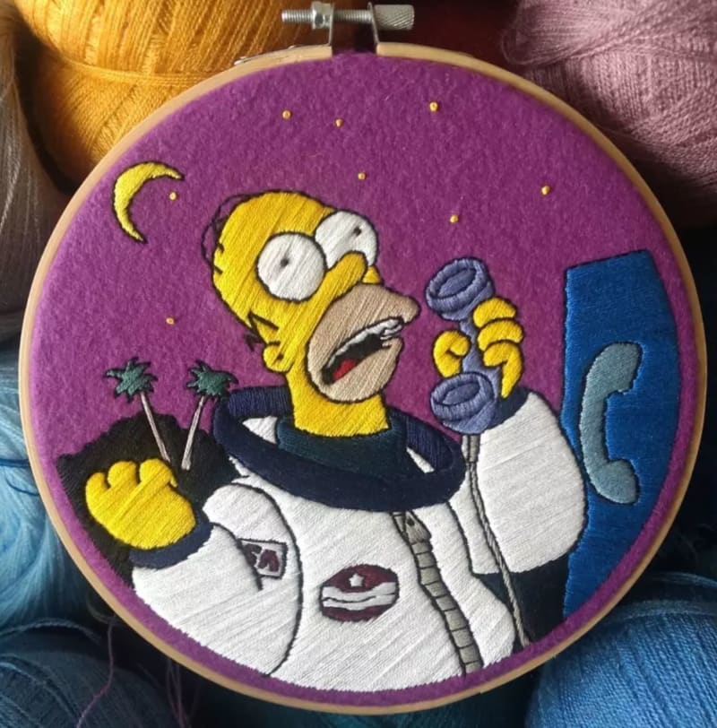Vyšívaní Simpsonovi 8