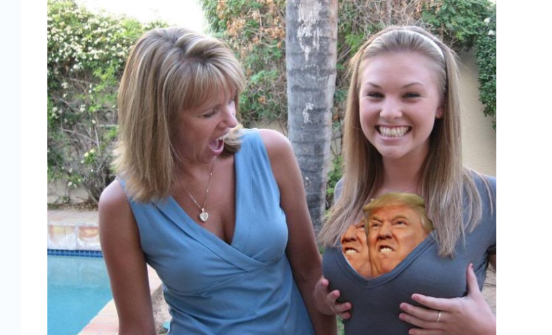 Máma kouká své dceři na prsa - bitva ve Photoshopu! 8