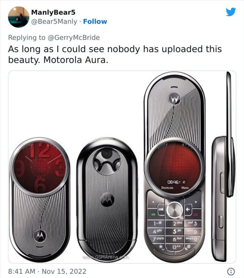 Motorola Aura – kráska s otočným chráničem klávesnice