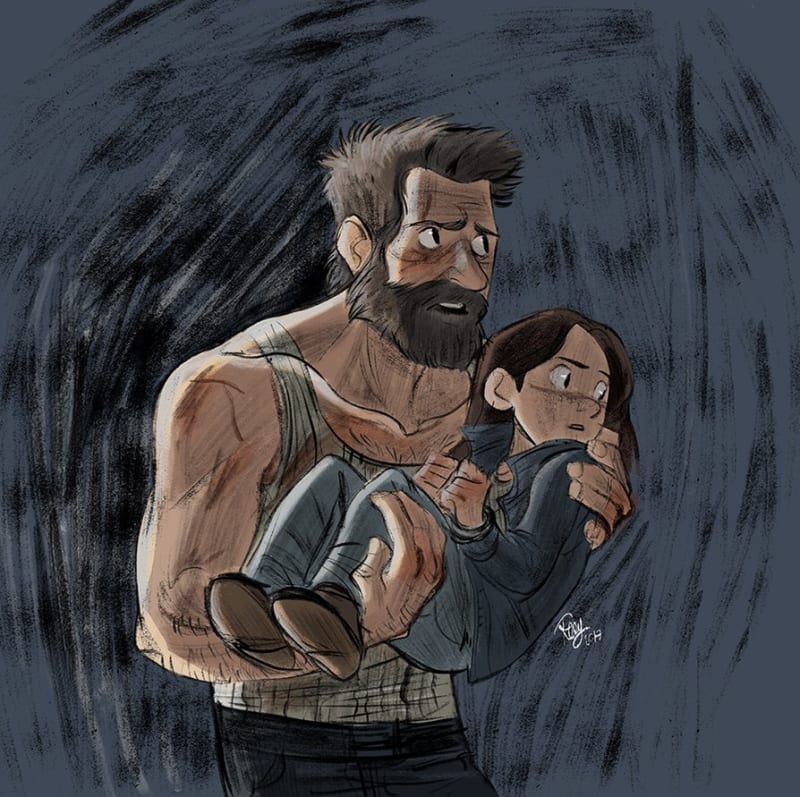 Logan a Laura (X-23)