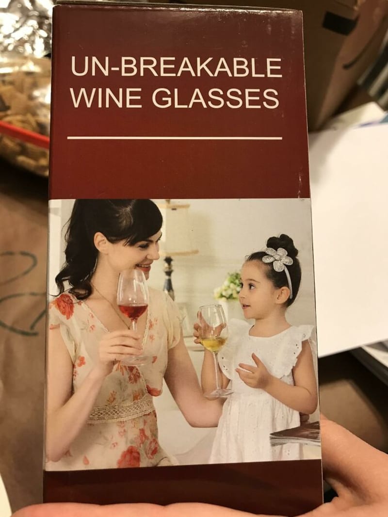 Nerozbitné sklenice na víno, abyste mohli chlastat s vaší pětiletou dcerkou