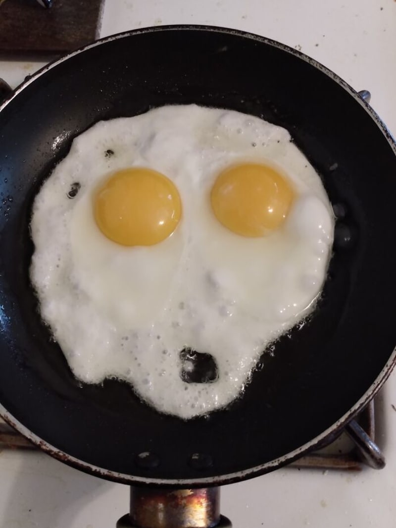 Některá vejce bývají po ránu vykulená