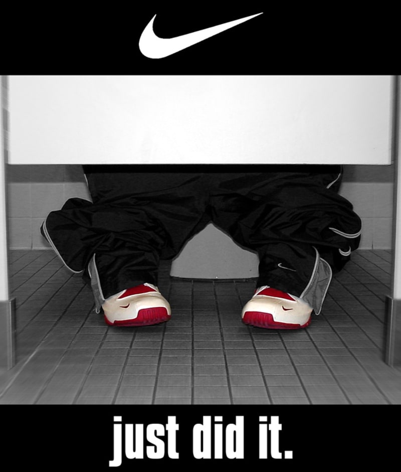 Nike - Just did it. (právě jsem to udělal)