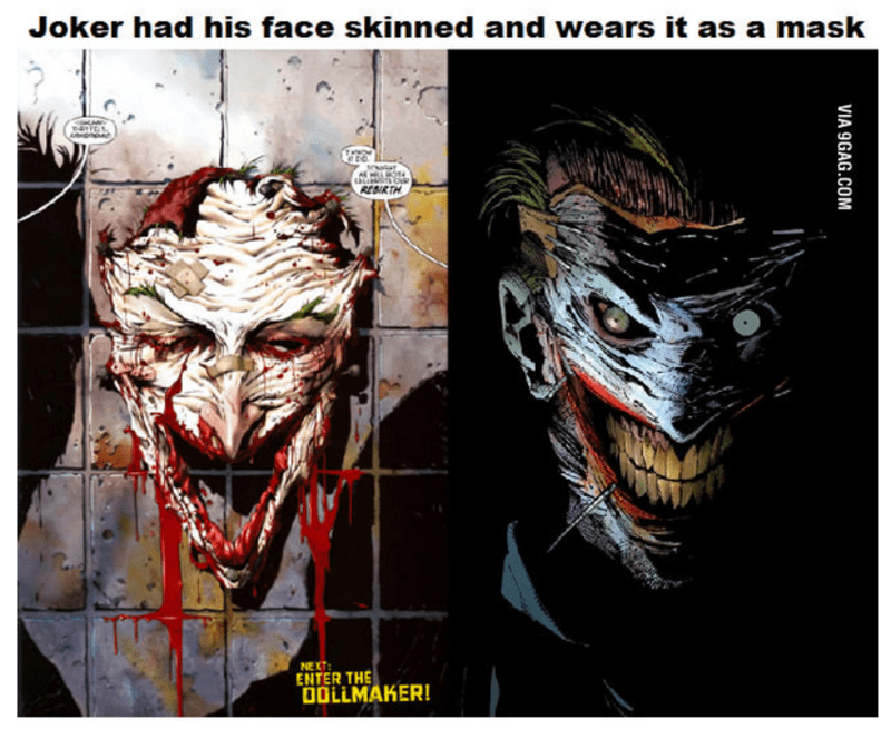 Vyřízl si kůži z vlastního obličeje, aby ji poté nosil jako masku.