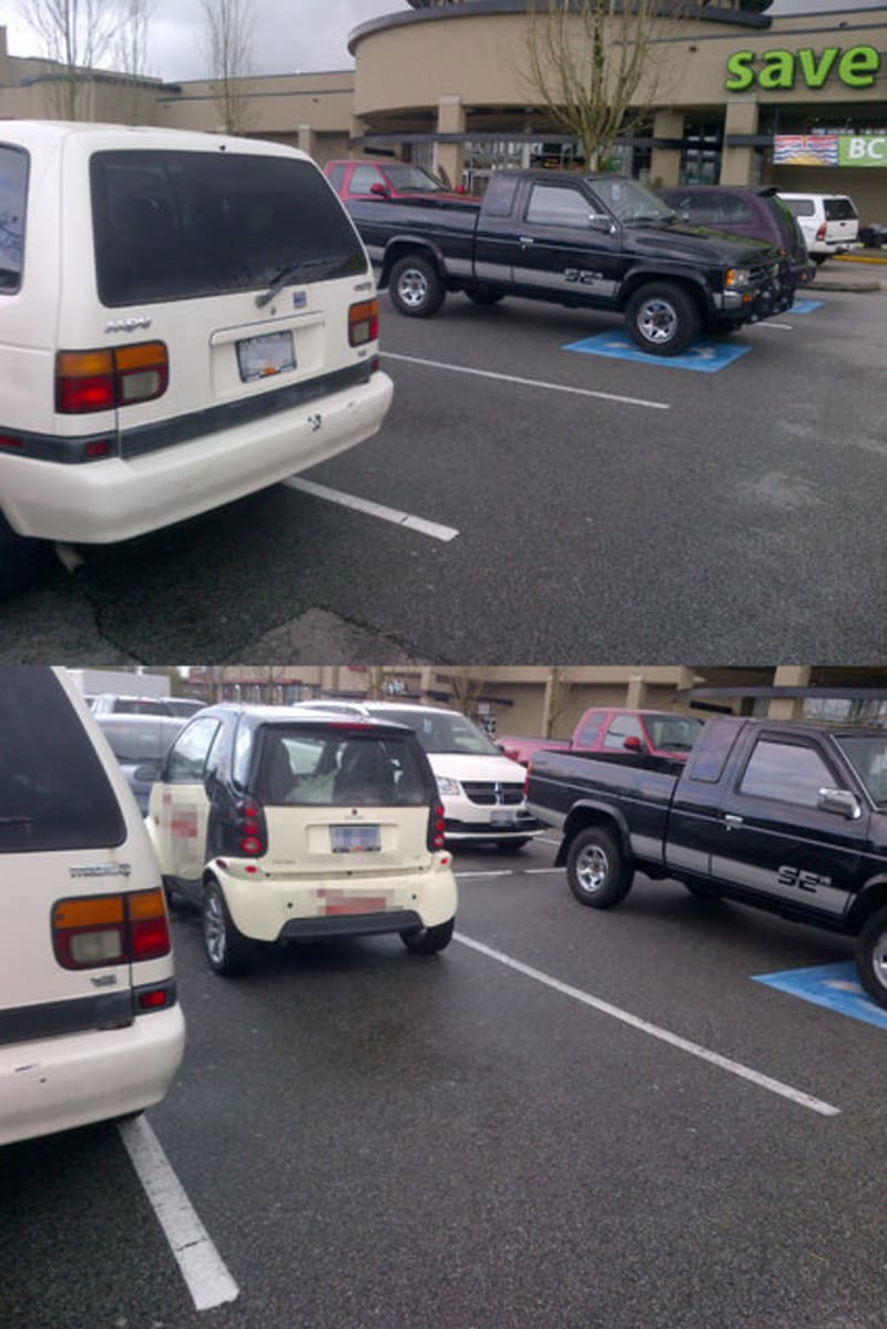 Když si myslíte, že jste konečně našli volné parkovací místo