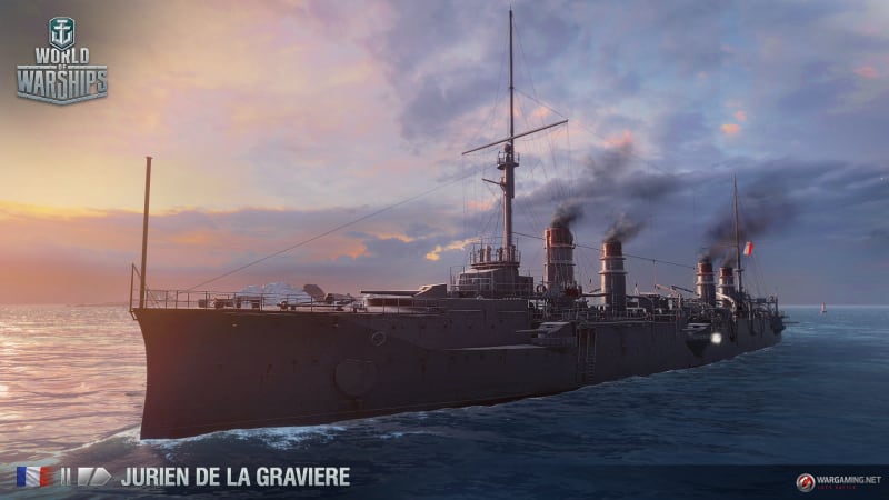 Francouzská flotila z World of Warships 9