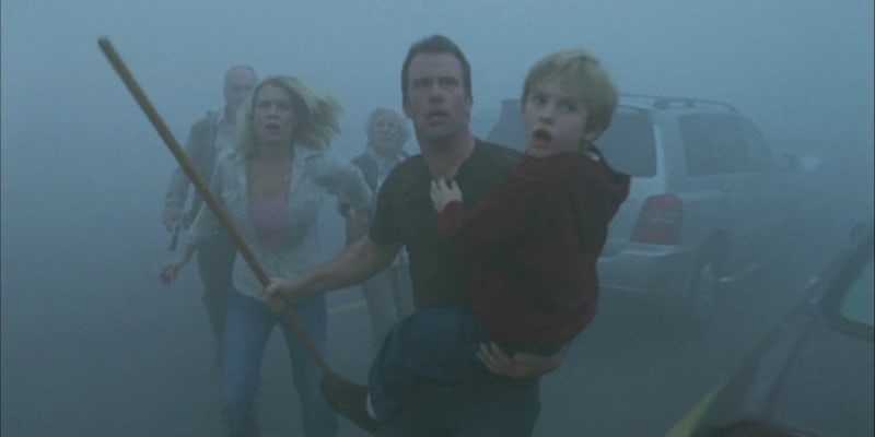 17) Mlha (2007) - David (Thomas Jane) a jeho syn Billy se jednou ráno vydávají do města na nákup. Než se ale nadějou, obchod obklopí hustá mlha, která v sobě skrývá víc, než se na první pohled zdá.