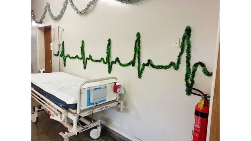 Vánoční dekorace v nemocnicích 2
