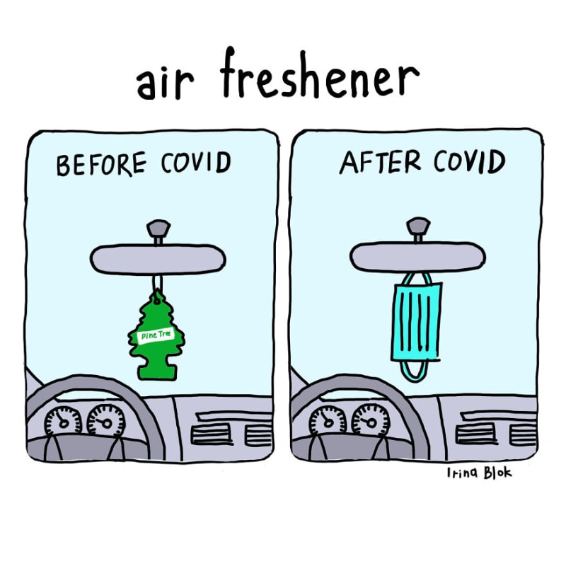 Osvěžovač vzduchu - předtím, teď
