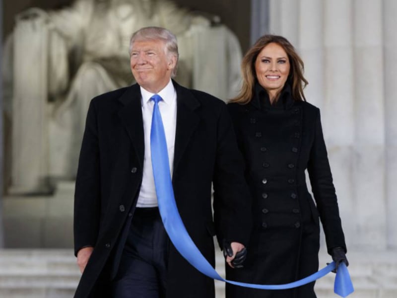 Trump a jeho fakt dlouhé kravaty 3
