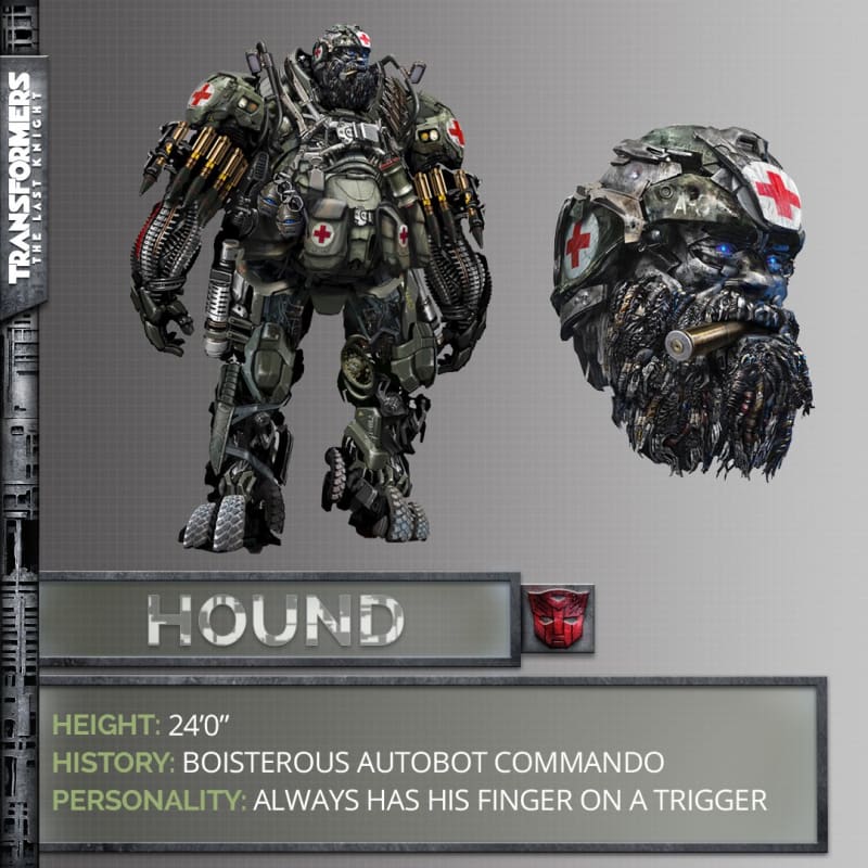 Přehled robotů z Transformers: Poslední rytíř 4