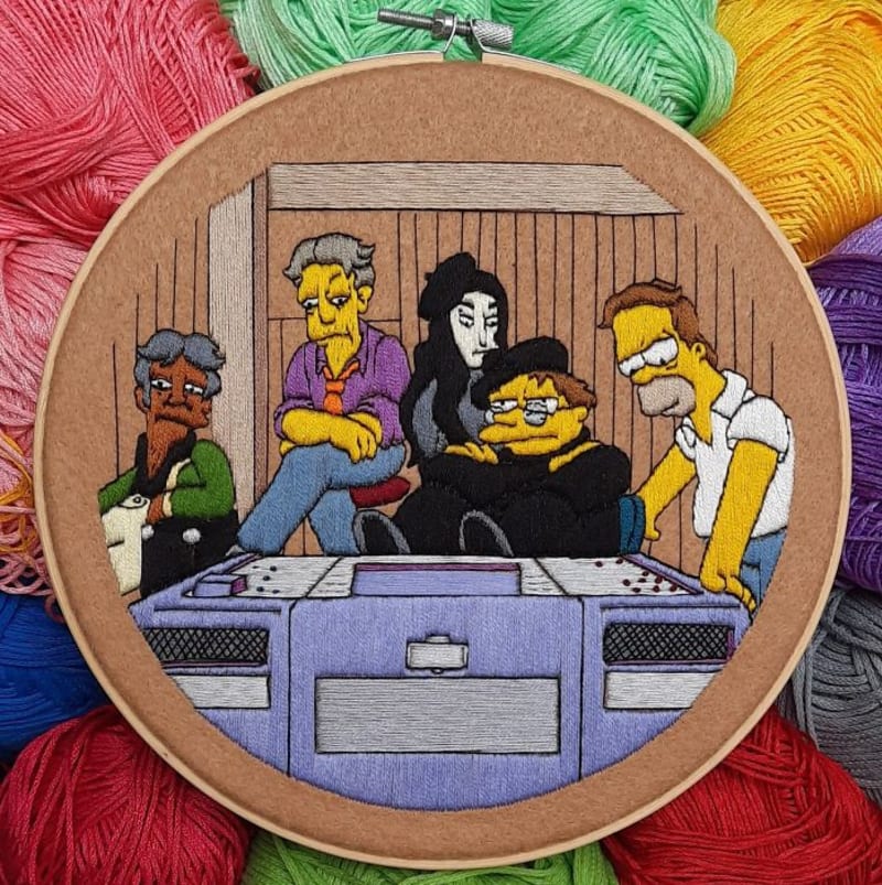 Simpsonovi - slavné scény jako nášivky 13