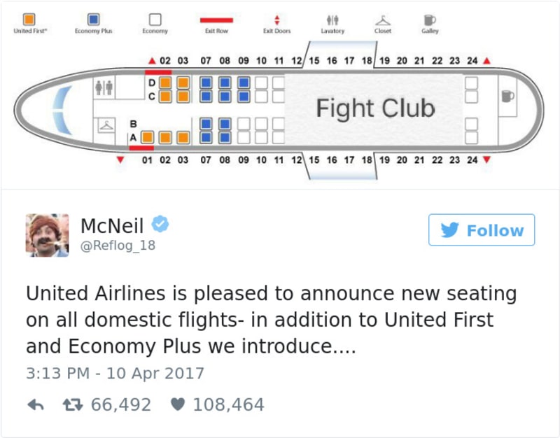 12 nejlepších reakcí na United Airlines 12