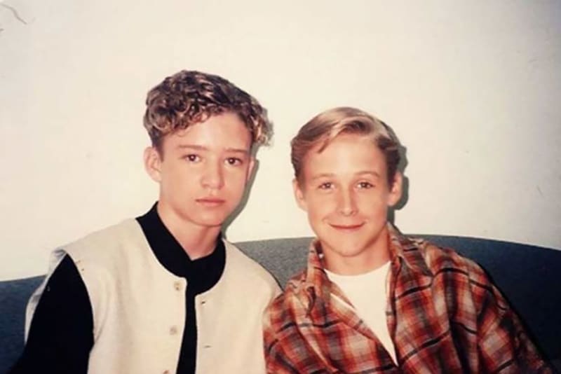Třináctiletý Justin Timberlake a čtrnáctiletý Ryan Gosling (1994)