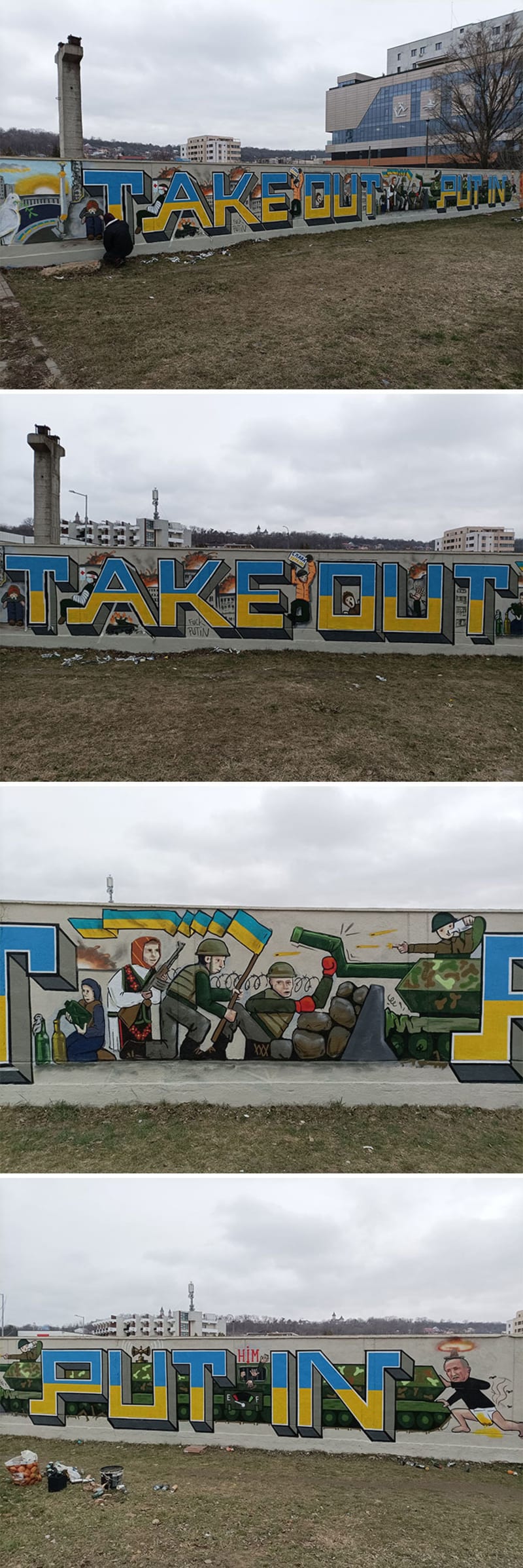 Světové pouliční umění na podporu Ukrajiny 11