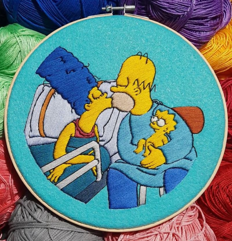 Simpsonovi - slavné scény jako nášivky 15