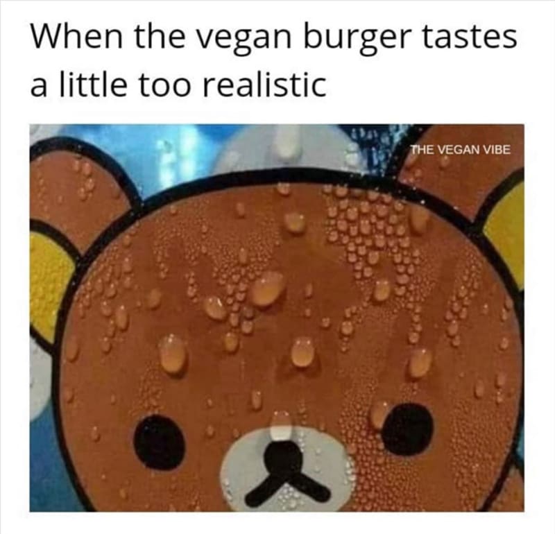 "Když veganské burgery chutnají až moc realisticky..."
