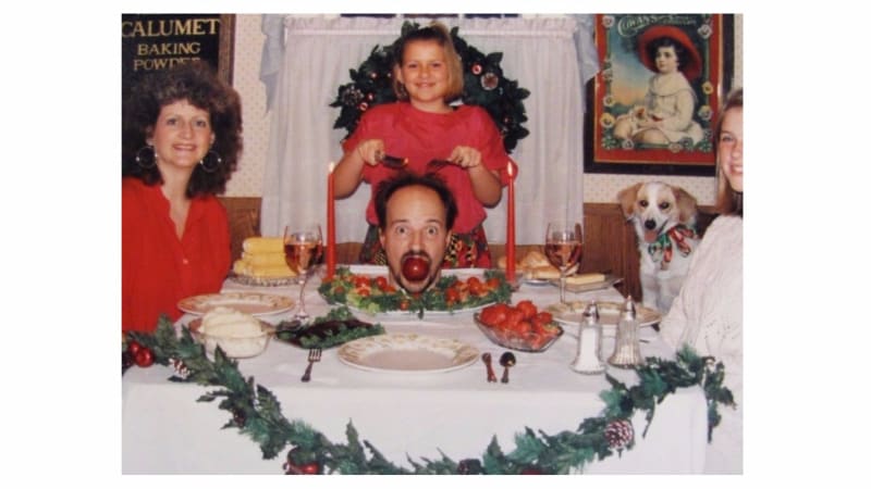 Opravdu podivné vánoční rodinné fotky 3