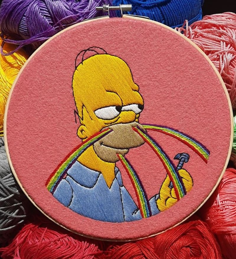 Simpsonovi - slavné scény jako nášivky 11
