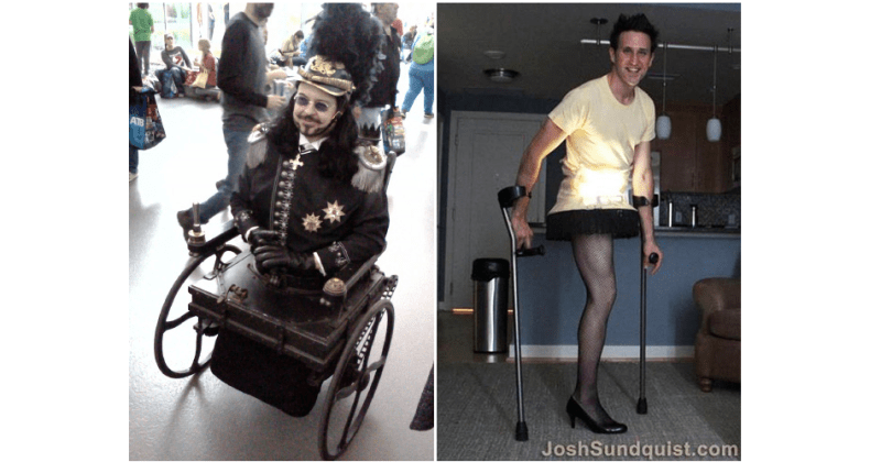 Geniální halloweenské kostýmy lidí s tělesným postižením 16