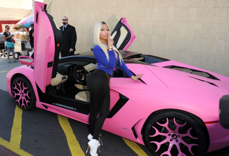 Nicki Minaj -   Lamborghini Aventador v ceně 10 000 000 Kč