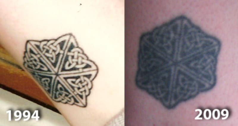 Jak vypadá staré tetování? 11