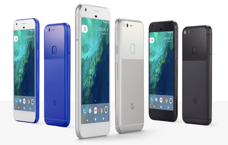 Telefon Google Pixel bude ve dvou velikostech a třech barevných provedeních