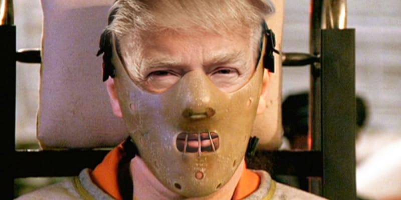 Donald Trump jako Hannibal Lecter?