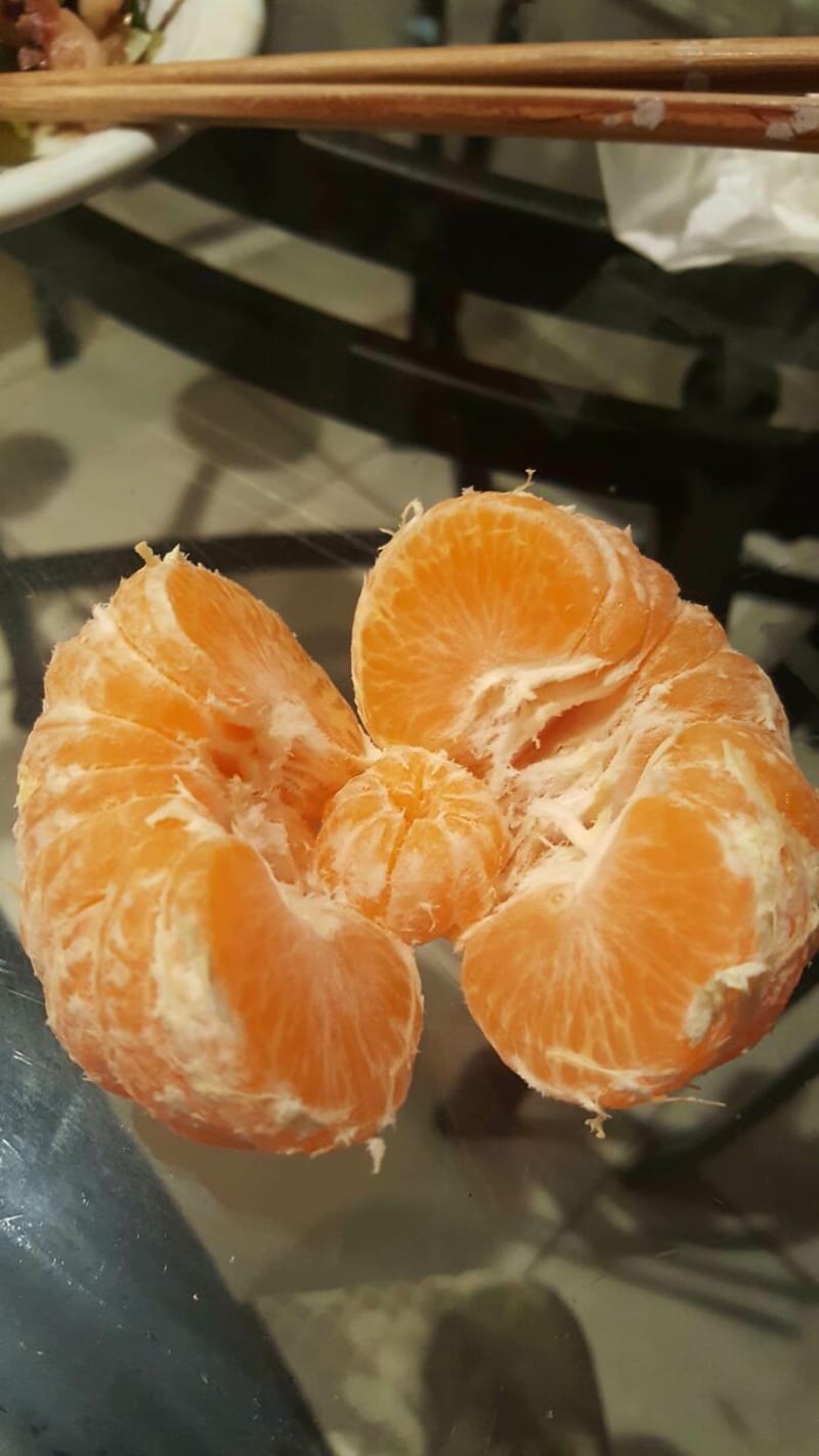 Mandarinka v mandarince