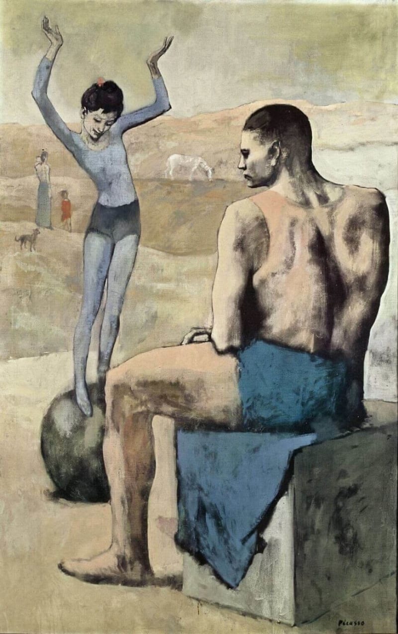 Akrobat na míči (Pablo Picasso)