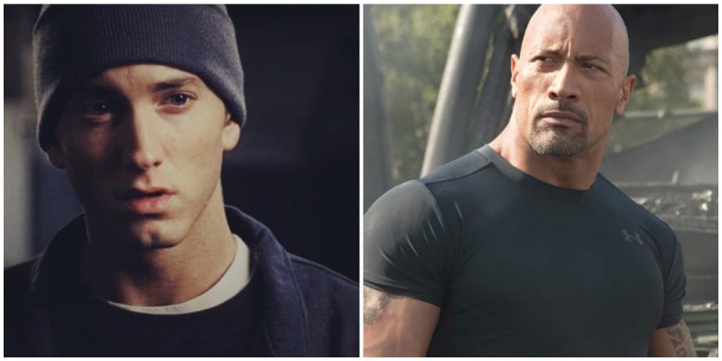 Eminem a Dwayne Johnson - 44 let