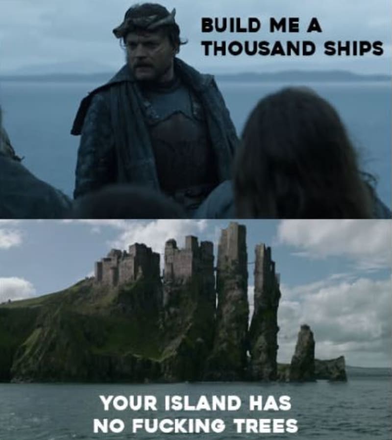 "Postav mi 1000 lodí!" "Tvůj ostrov nemá žádné stromy!"