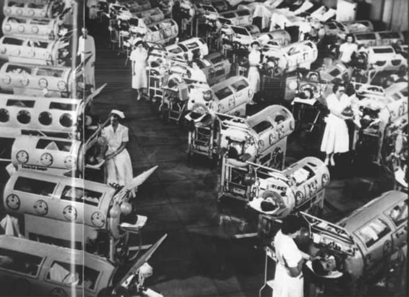 Ocelové plíce, do kterých se ve 30. letech zavíraly děti s neštovicemi