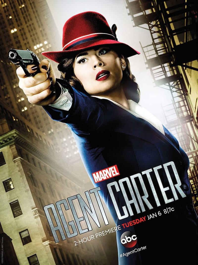 Peggy Carter ze seriálu Agent Carter (Hayley Atwell)