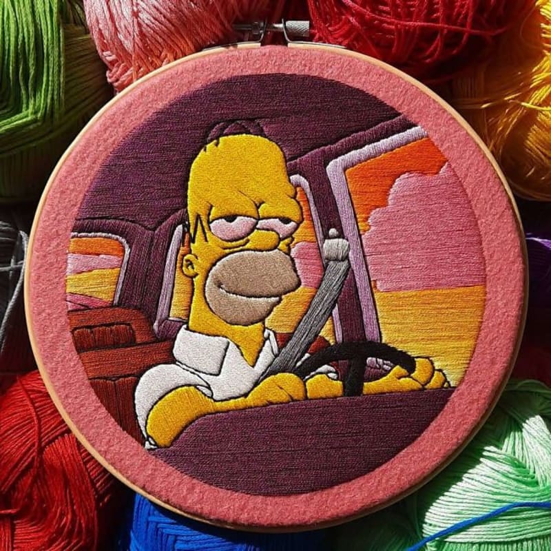 Simpsonovi - slavné scény jako nášivky 5