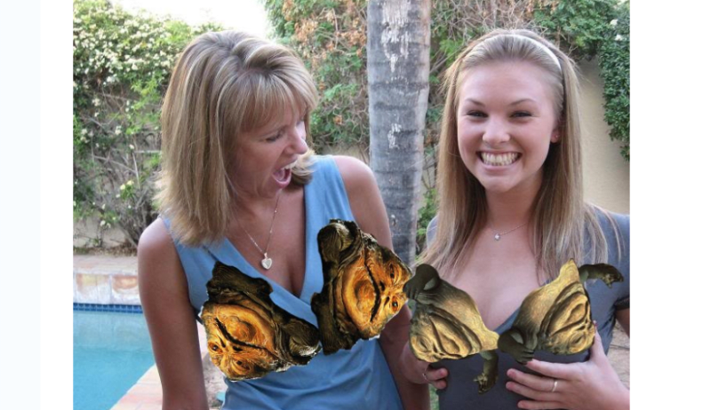 Máma kouká své dceři na prsa - bitva ve Photoshopu! 11