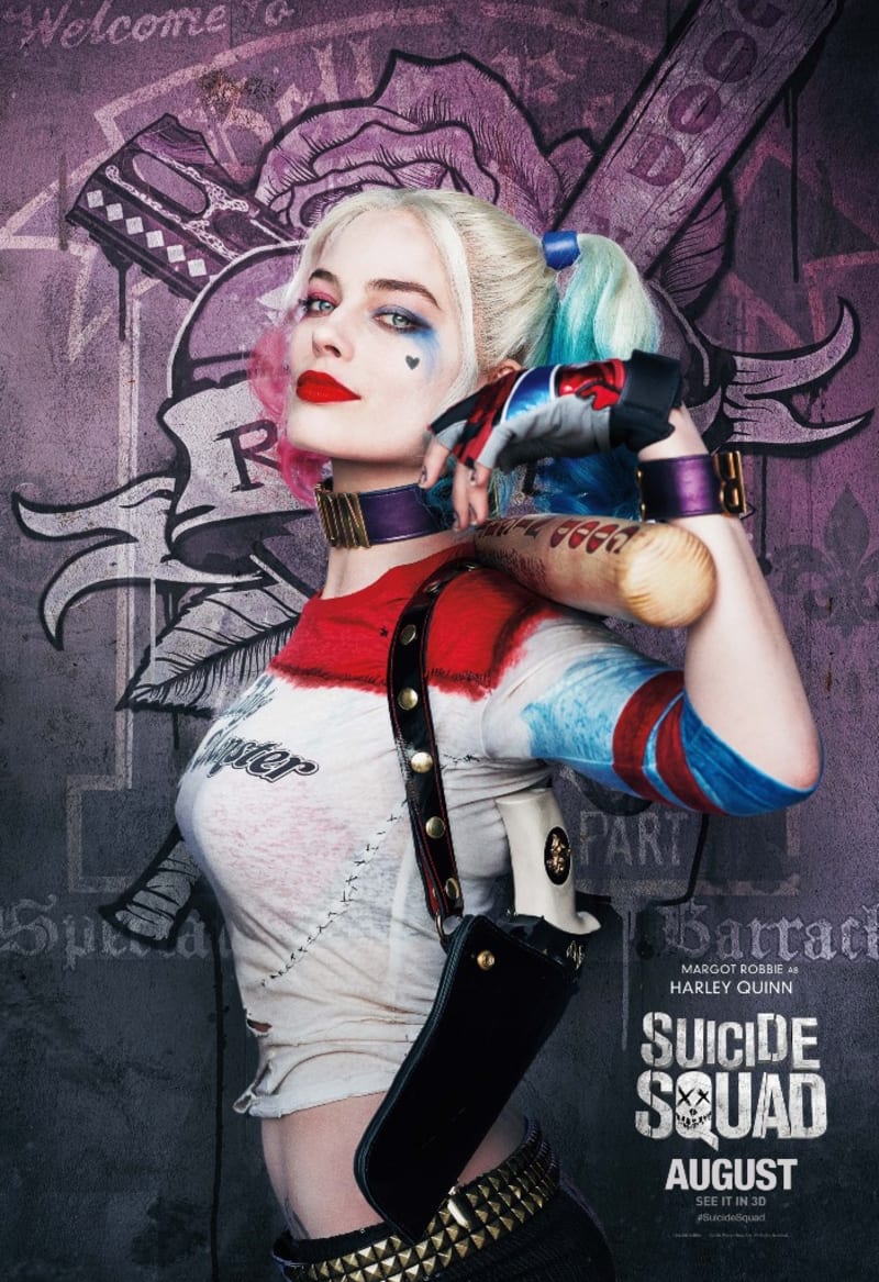 Harley Quinn ze Sebevražedného oddílu (Margot Robbie)
