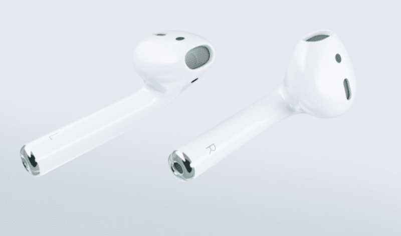 Inteligentní bezdrátová sluchátka AirPods s vlastním čipem a senzory se budou prodávat samostatně.