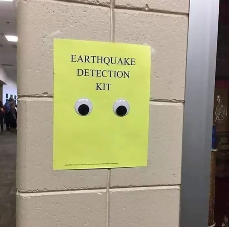 Detektor zemětřesení pro všechny generace