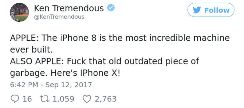 APPLE: iPhone 8 je to nejlepší, co jsme kdy vytvořili... za chvíli: Kašlete na ten překonaný křáp, tady je iPhone X!